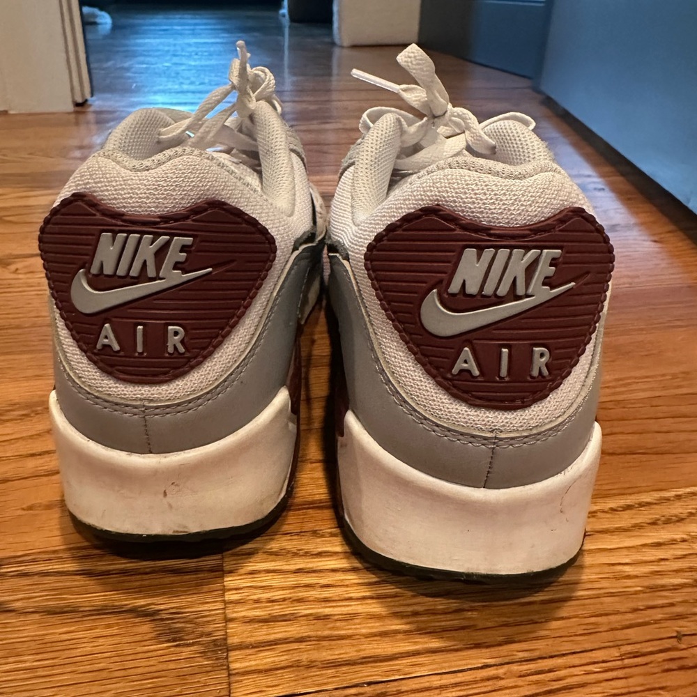 Nike Men’s Air Max Sneakers - Gray and Maroon